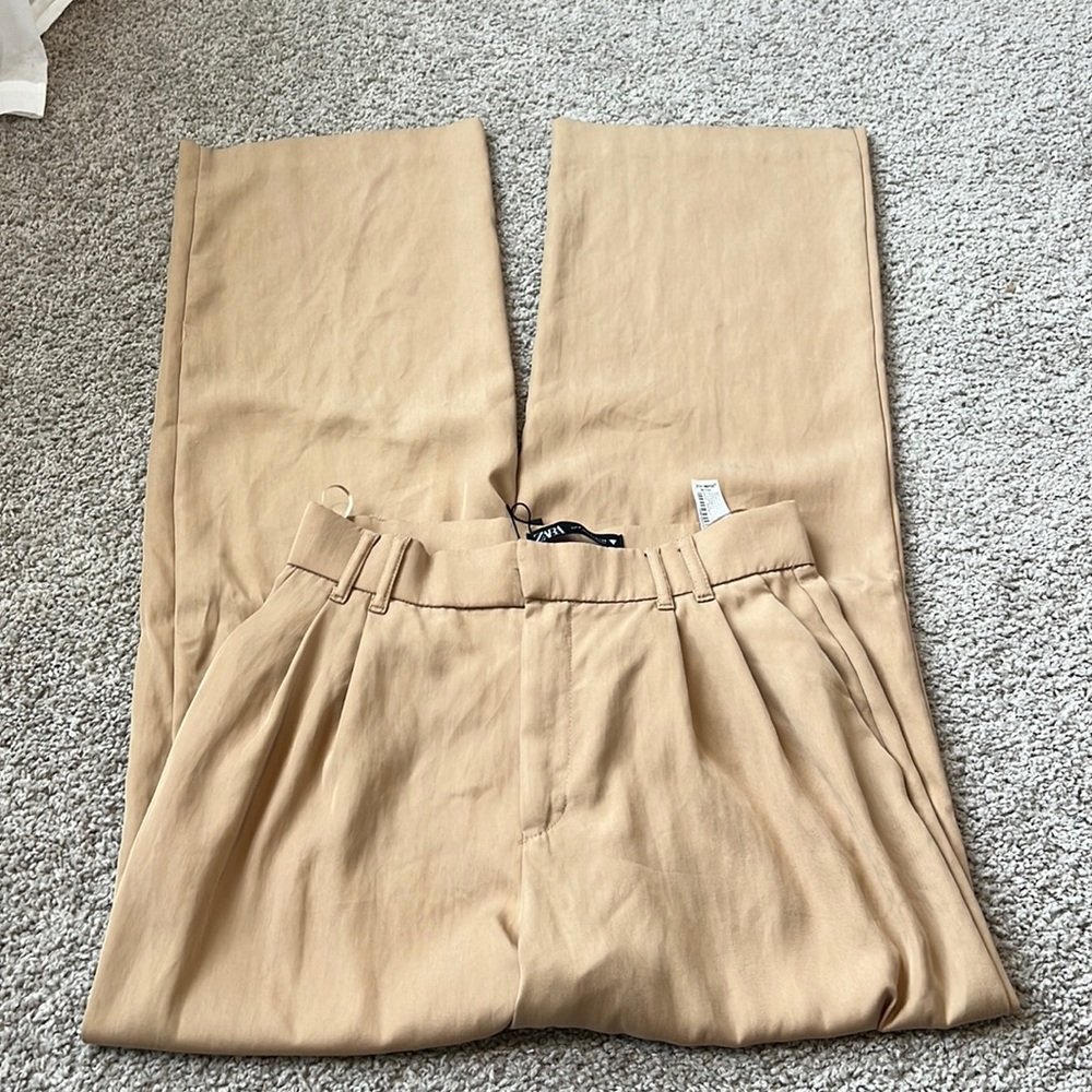 ZARA Wide Leg Dress Pants